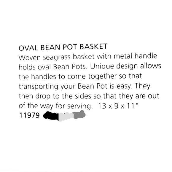 Celebrating Home Oval Metal Basket with handles and scroll design. New - Picture 6 of 9